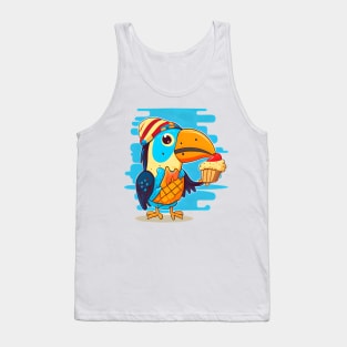 Toucan & Cupcake Tank Top